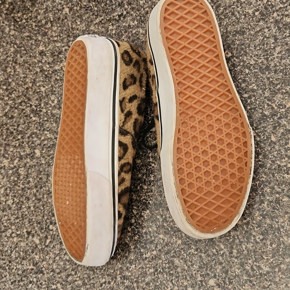 Vans Leopard Print Shoes Size 9 - Picture 4 of 8